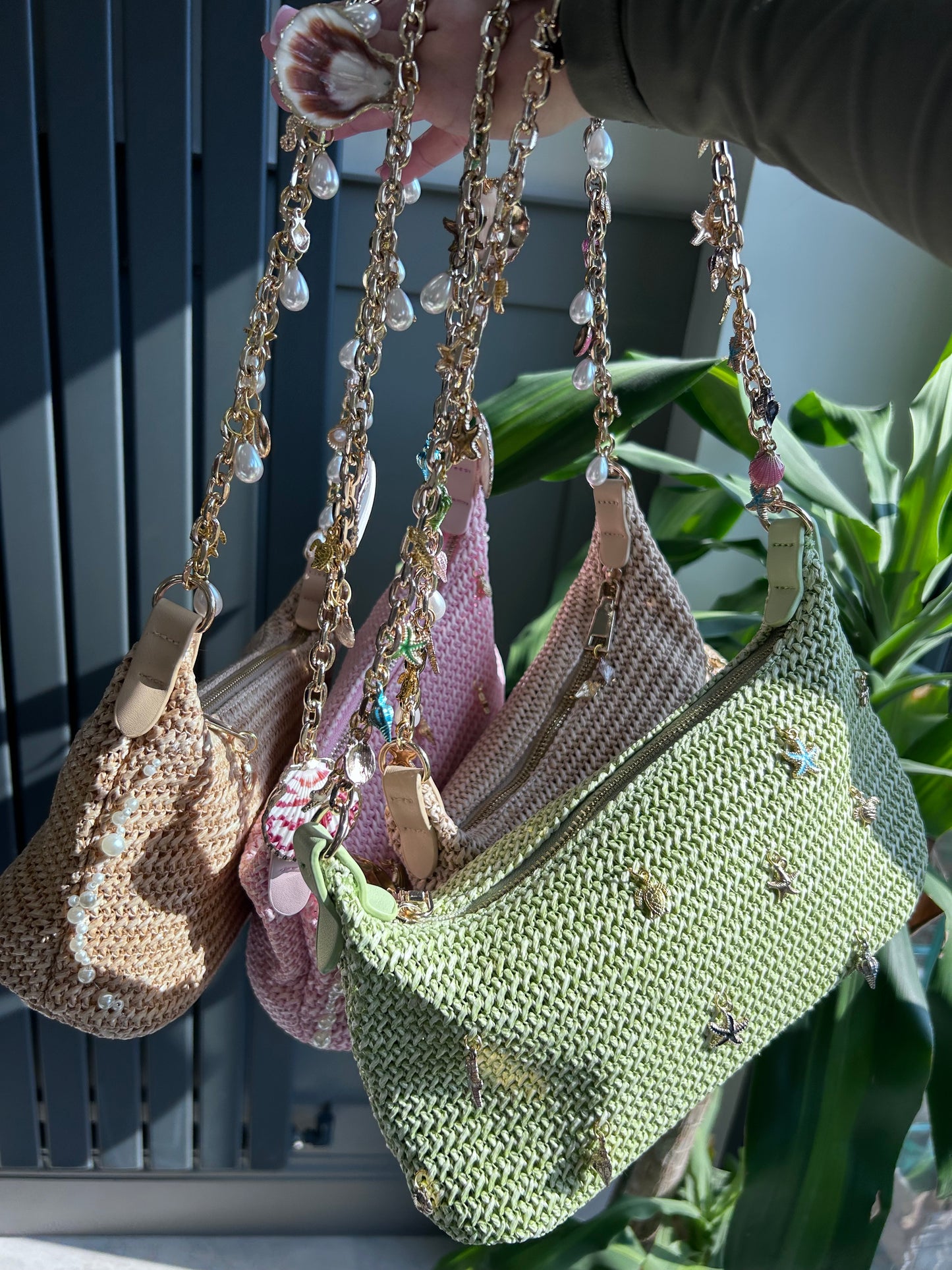 Hand Crafted Charm Bag