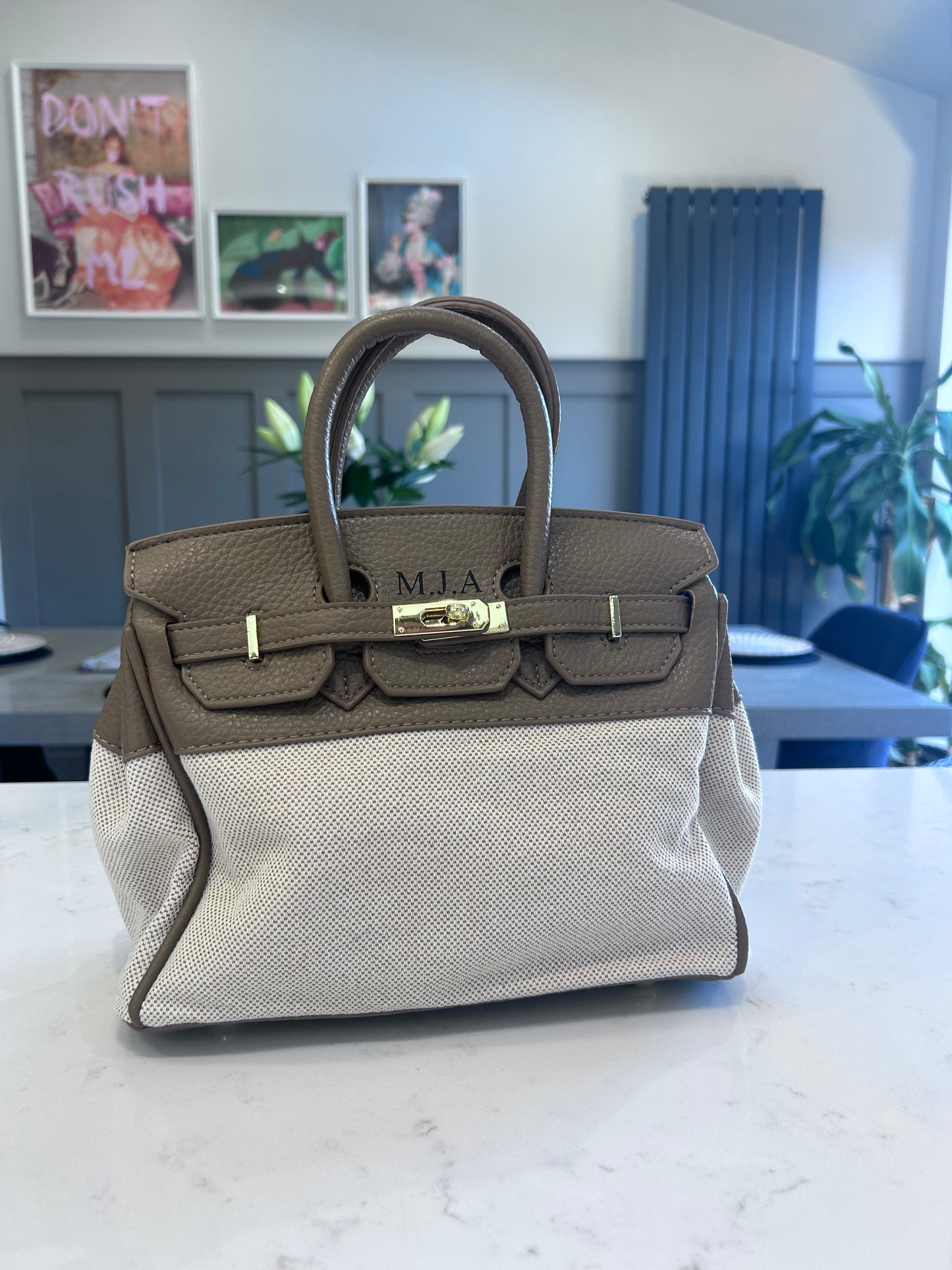 Luxury Personalised Leather Bag
