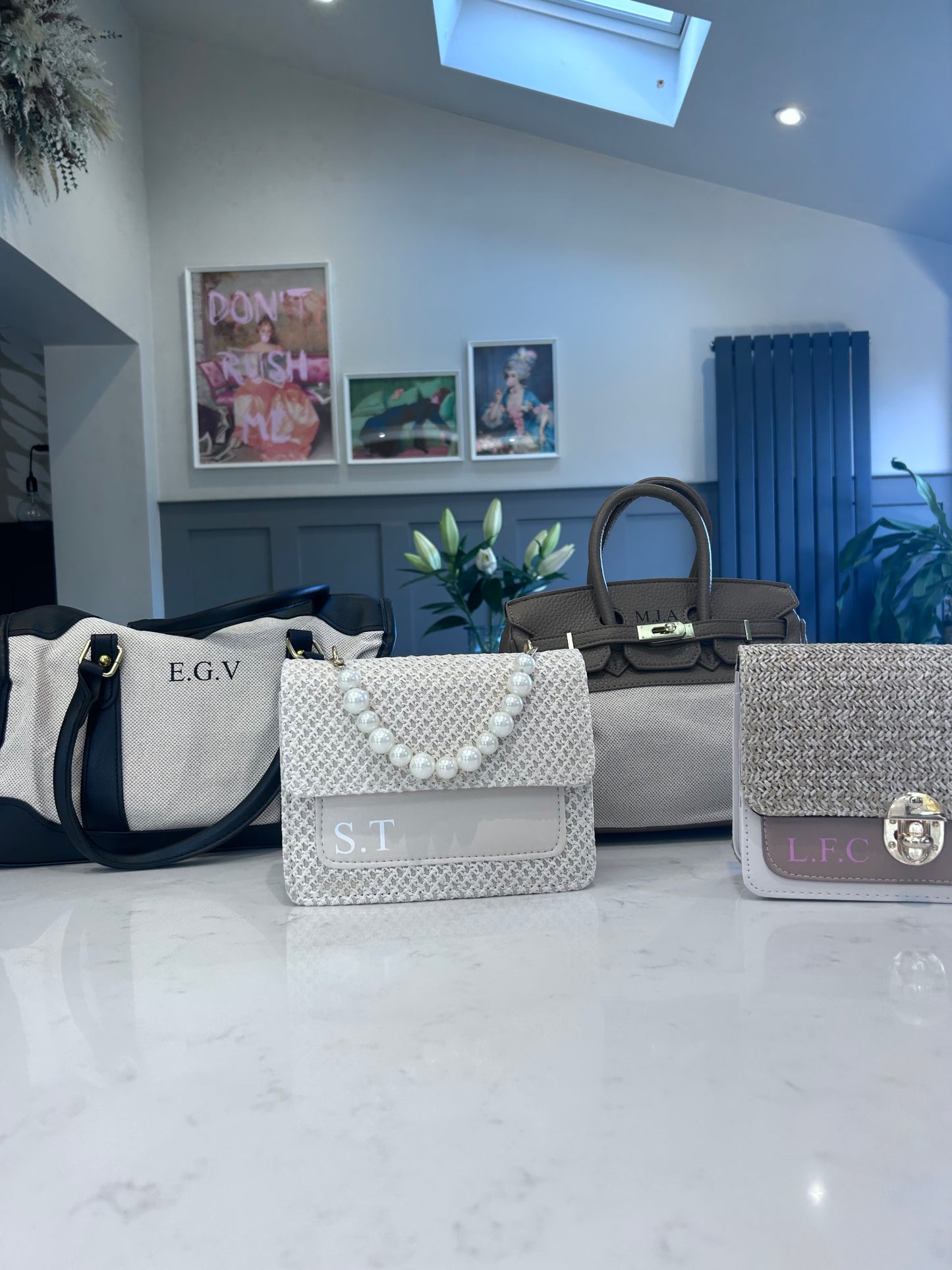 Luxury Personalised Leather Bag