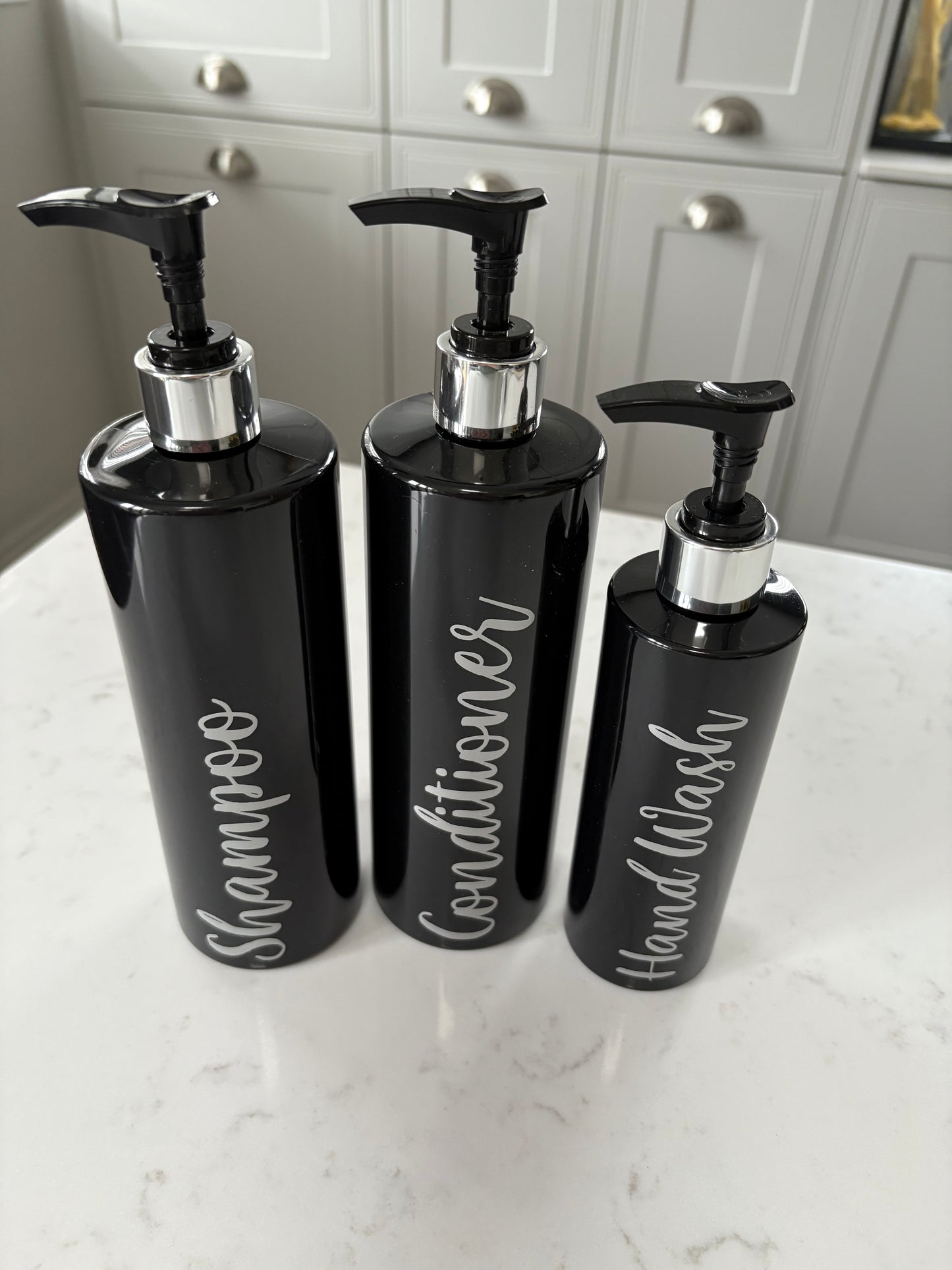 Set of 3 personalised bottles