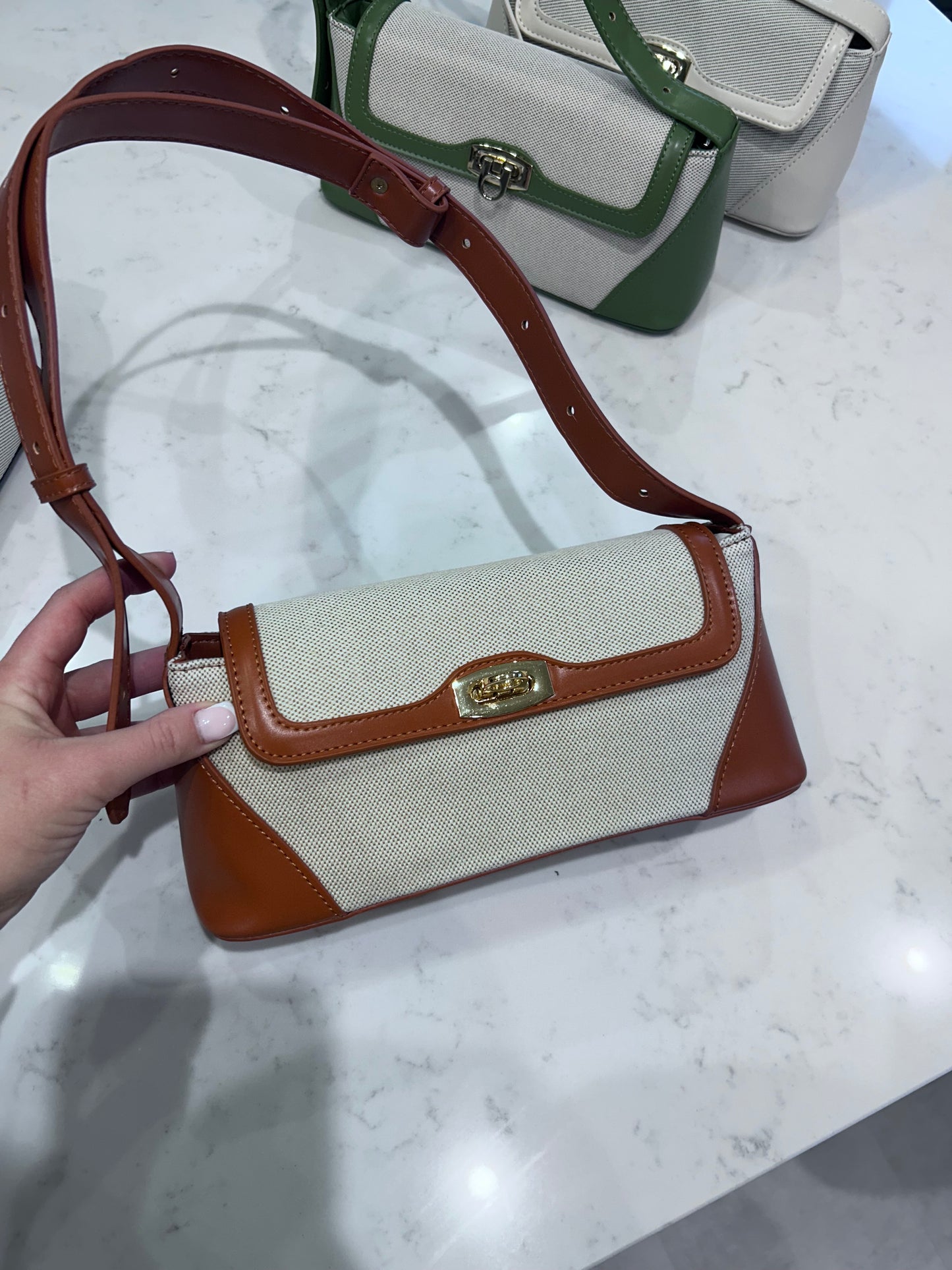 Luxury Personalised PU Shoulder Bag