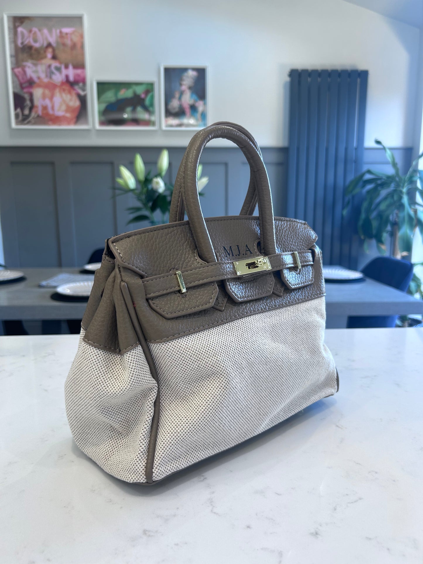 Luxury Personalised Leather Bag