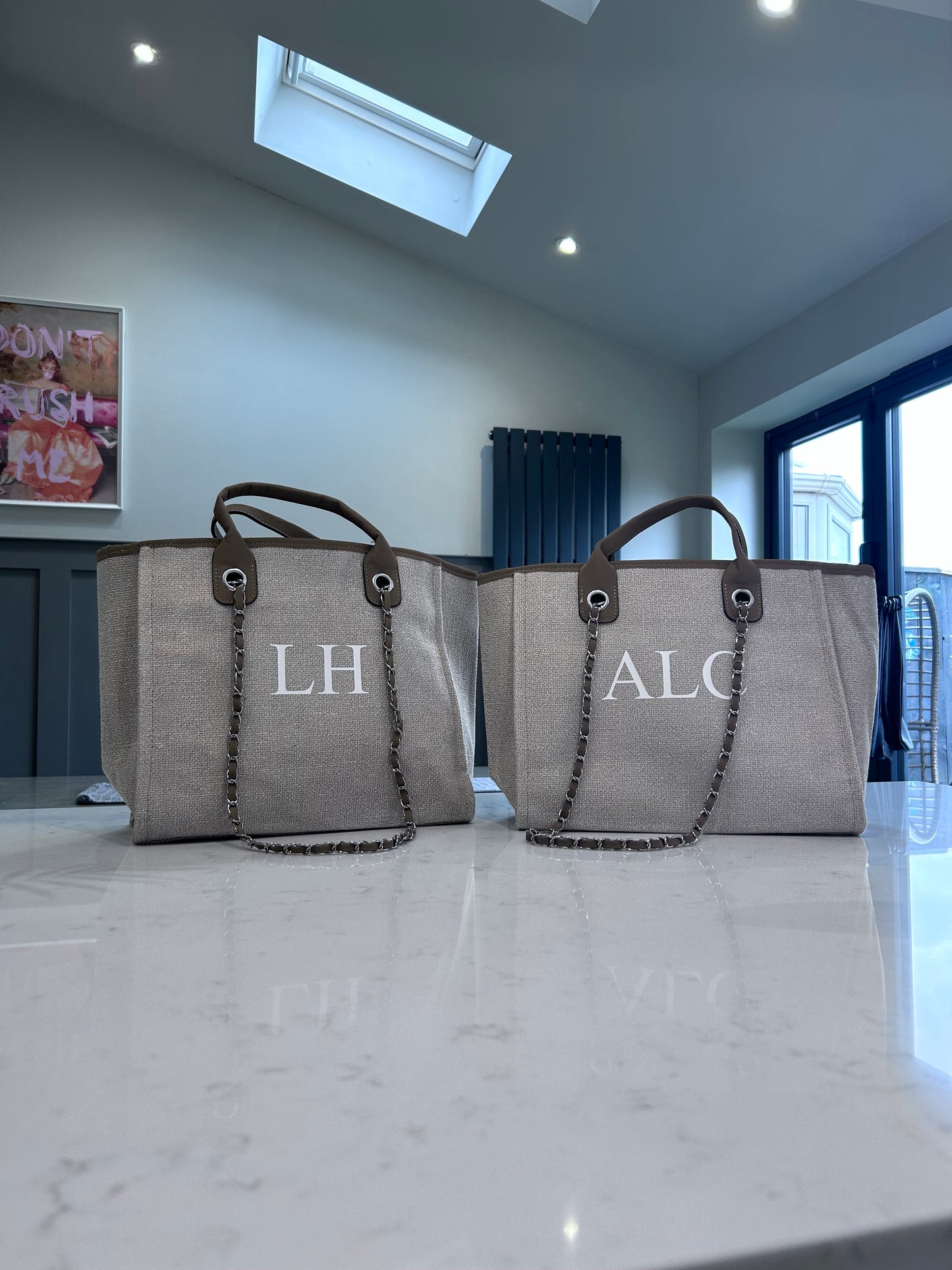 2 Large Personalised Bags