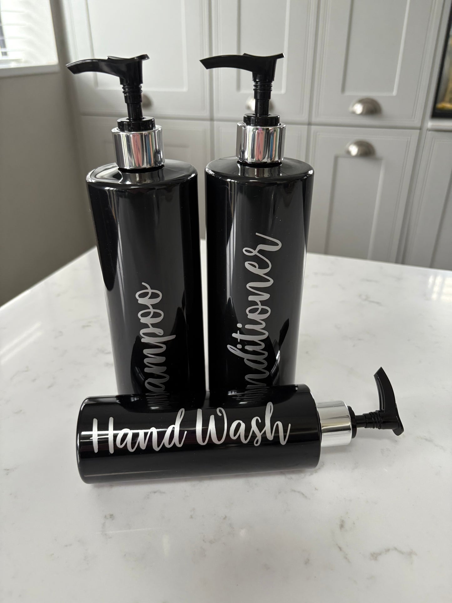 Set of 3 personalised bottles