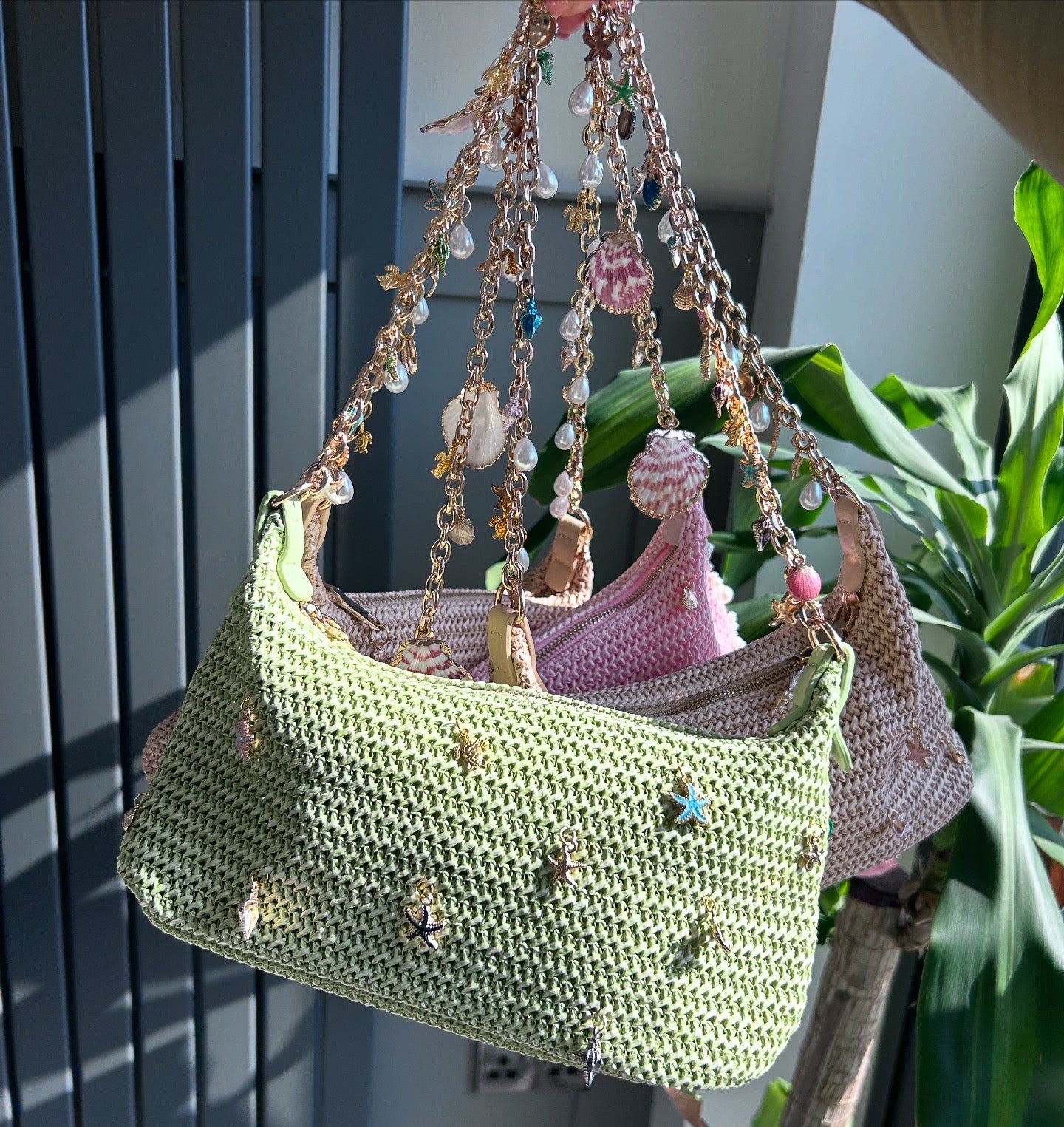 Hand Crafted Charm Bag