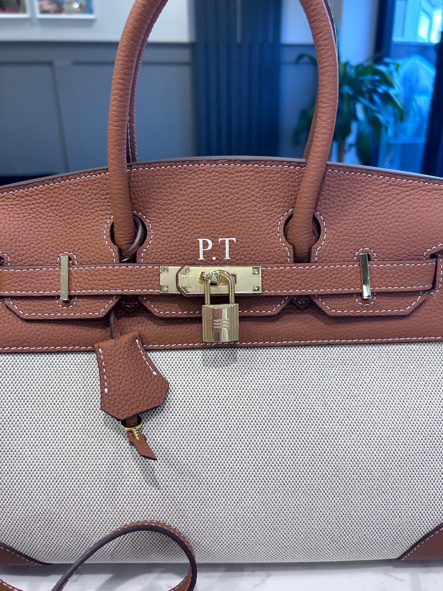 Luxury Personalised Leather Bag