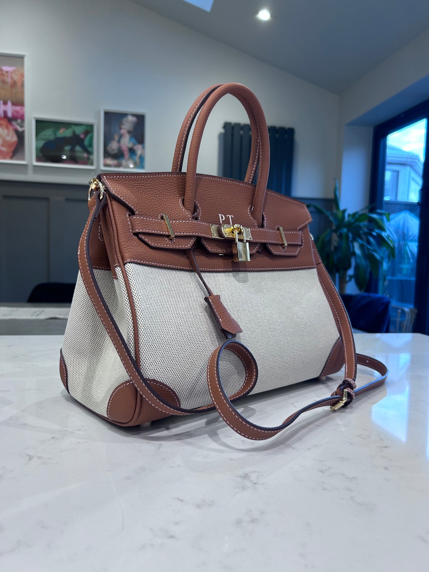 Luxury Personalised Leather Bag