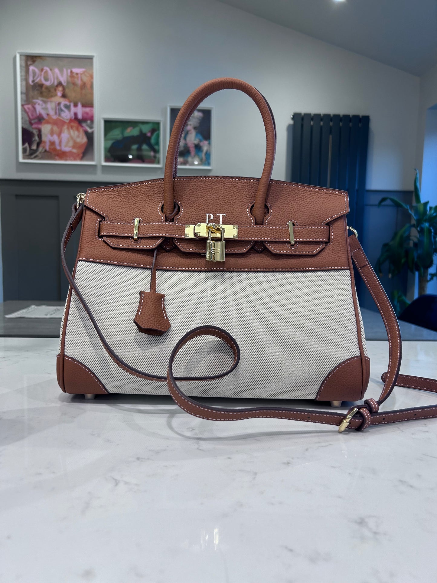 Luxury Personalised Leather Bag