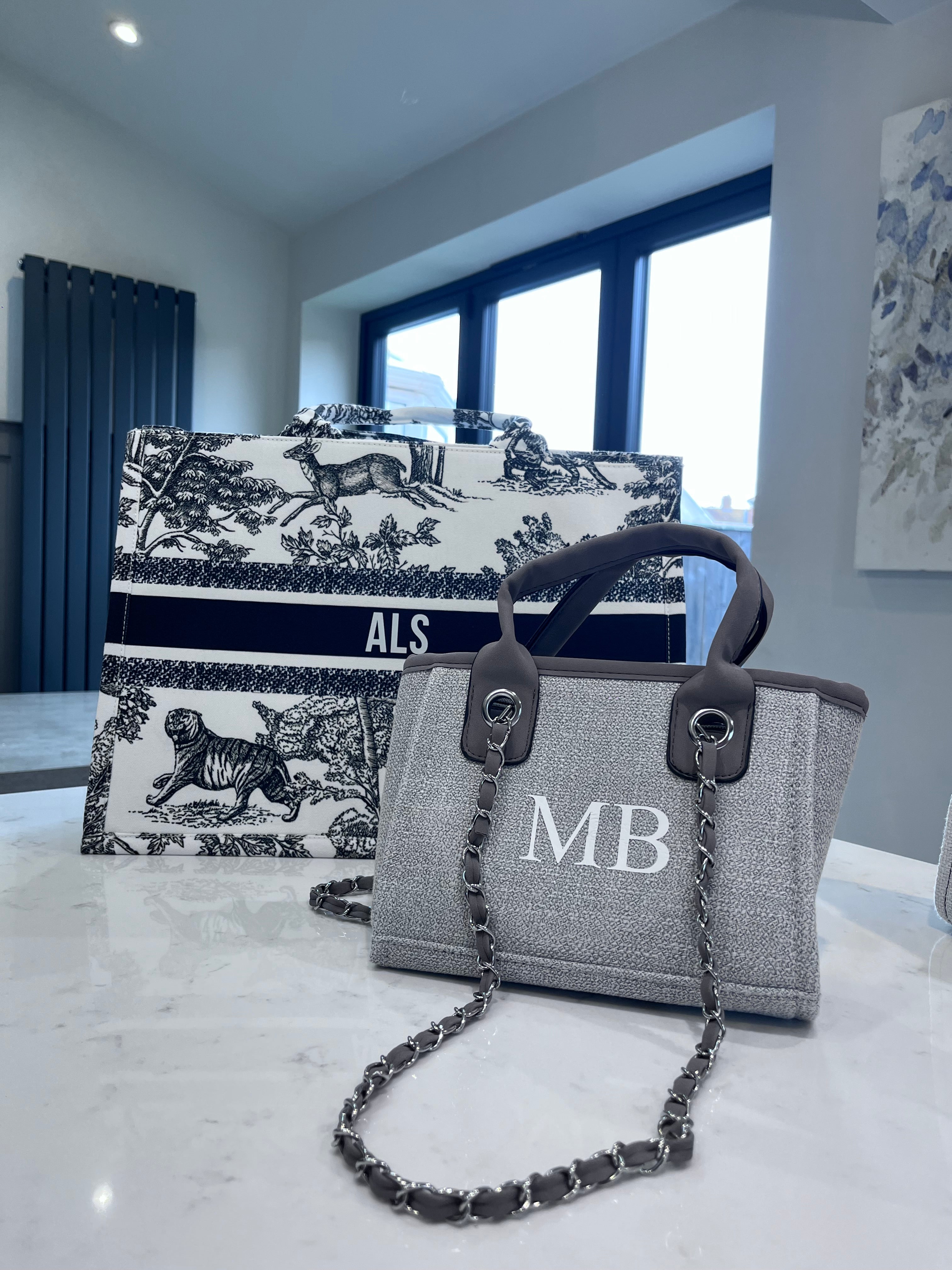 Personalised designer bags sale